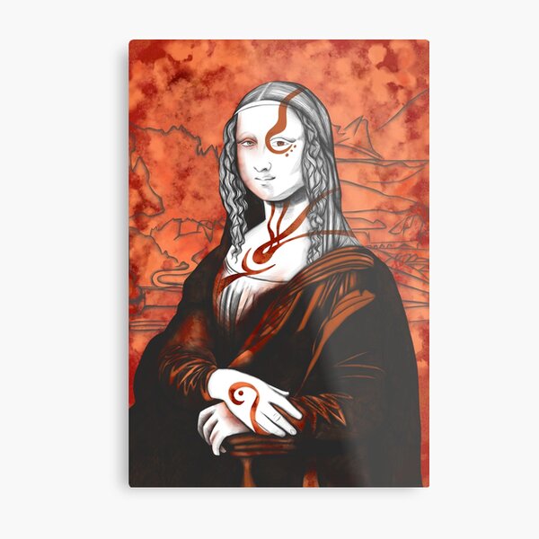 Mona Lisa 28 Metal Print