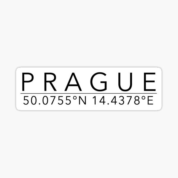 prague Sticker