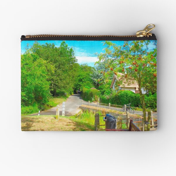 Ford at Clavering, Essex Zipper Pouch