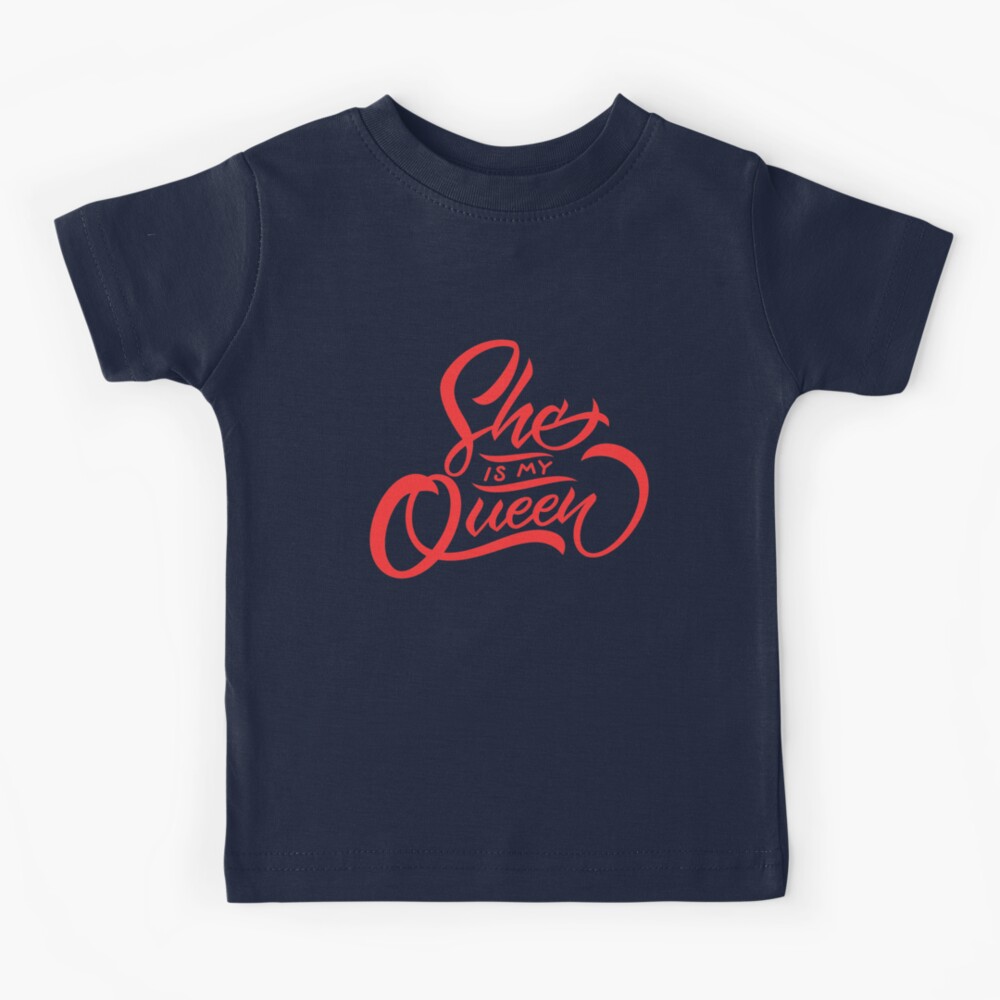 Premium Vector  My queen hand drawn lettering design for tshirts