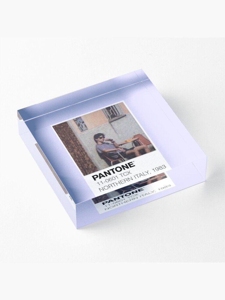 Alternate view of Pantone Call Me By Your Name Polaroid Acrylic Block
