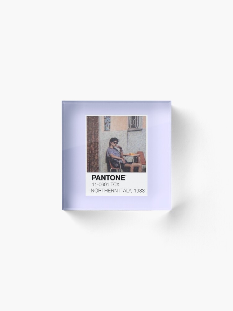 Alternate view of Pantone Call Me By Your Name Polaroid Acrylic Block