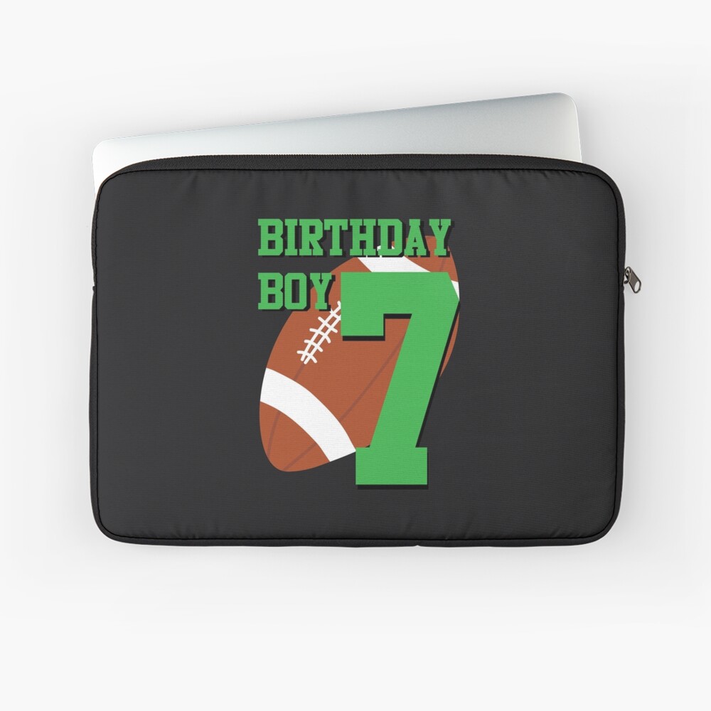 UK Greetings | 7th Birthday Card | Happy Birthday Gifts | Him, Boys, Men | Football Design | With Badge & Envelope | 143 X 216 Mm
