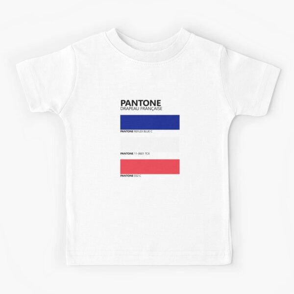 Pantone Drapeau Français French Flag Colour Palette | Kids T-Shirt