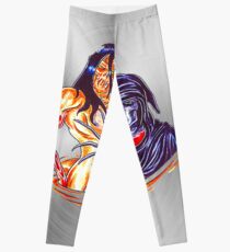 fwc 0013 tatoo dämon schädel Leggings