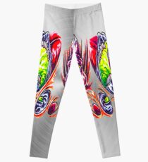 fwc 0015 tatoo dämon schädel Leggings