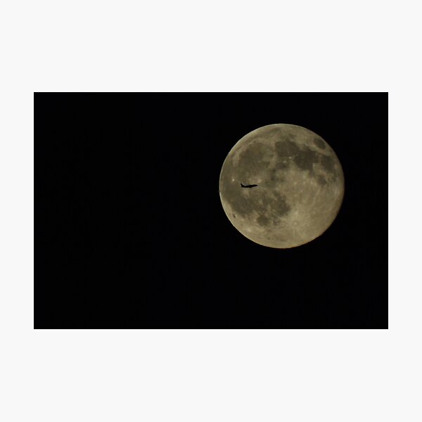 Moon Flyby Photographic Print