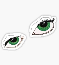 Green Eyes Sticker
