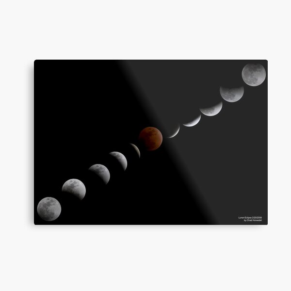 Lunar Eclipse Metal Print