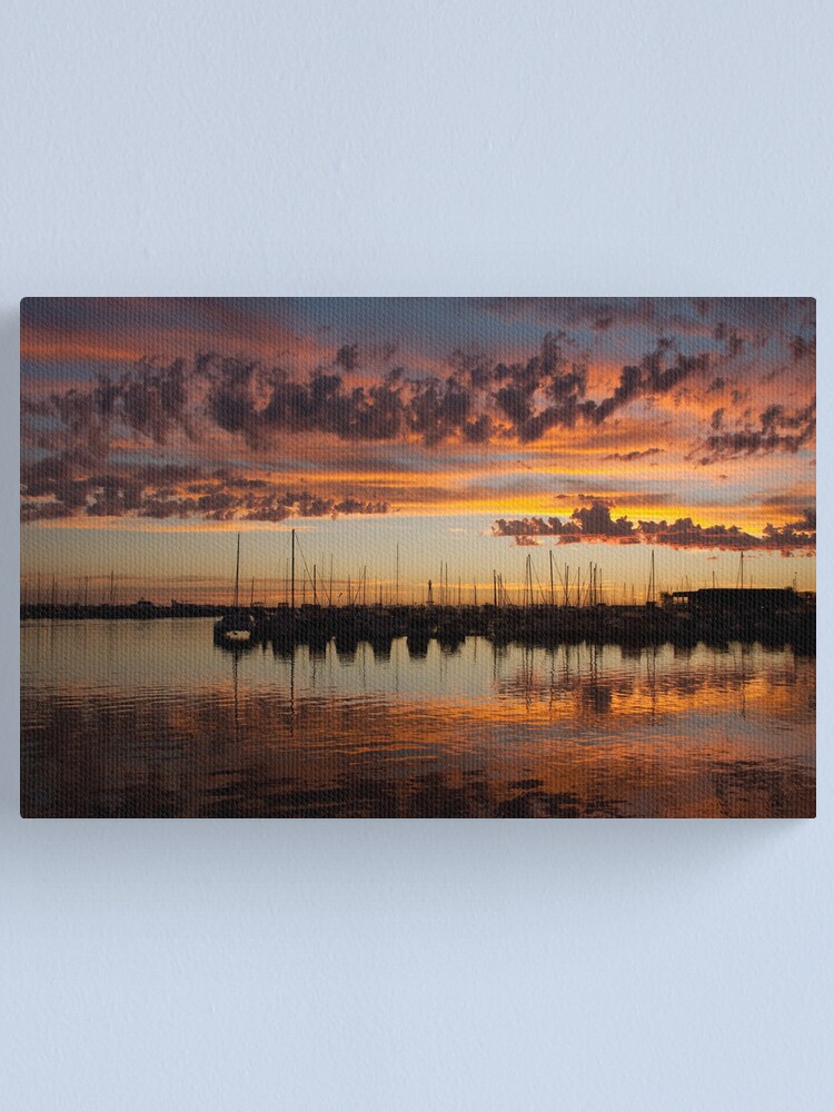 Alternate view of Sunset Harbor Canvas Print