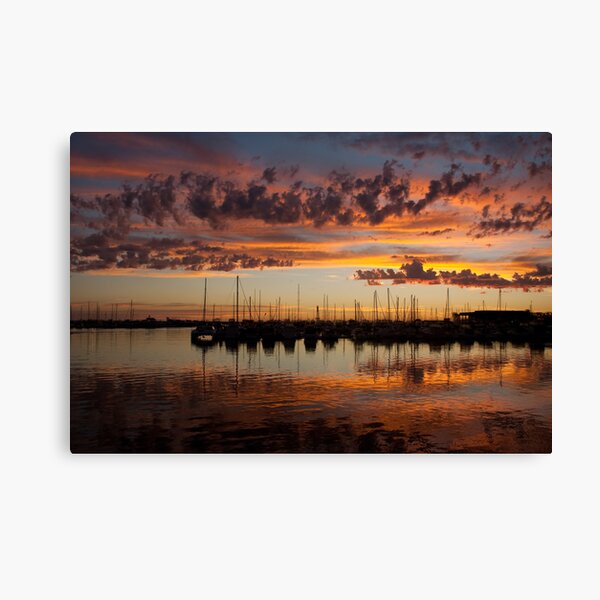 Sunset Harbor Canvas Print