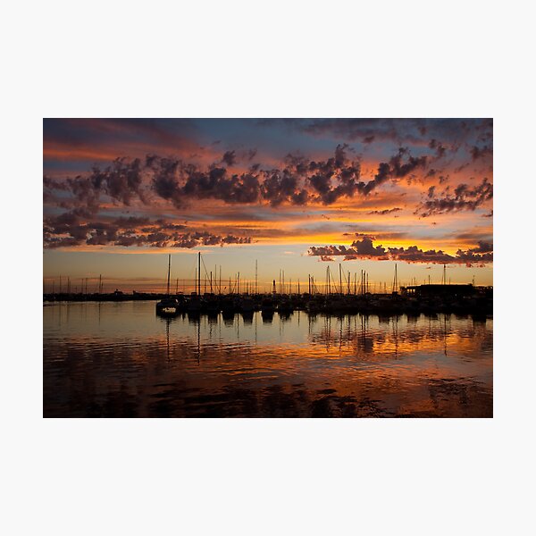 Sunset Harbor Photographic Print