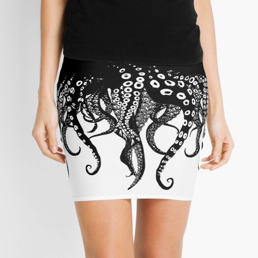 Tentacles Love Mini Skirt
