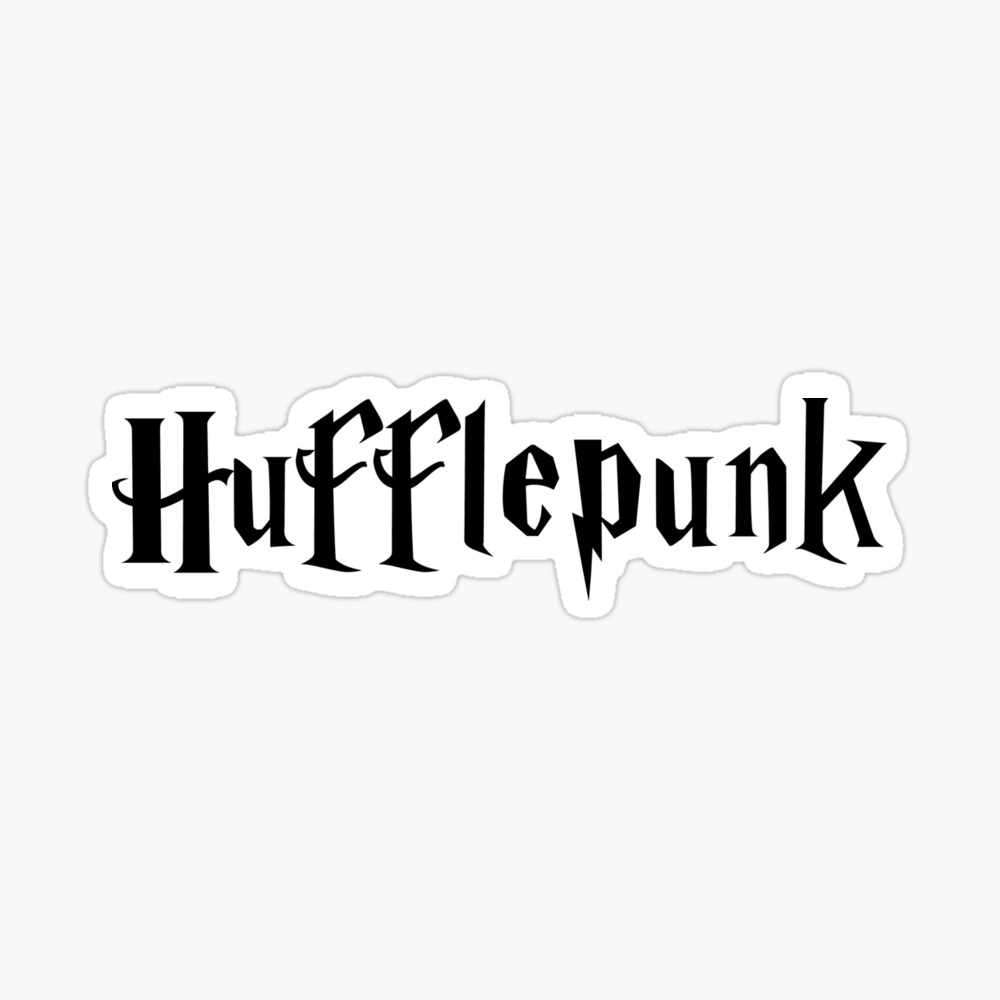 Hufflepunk Sticker
