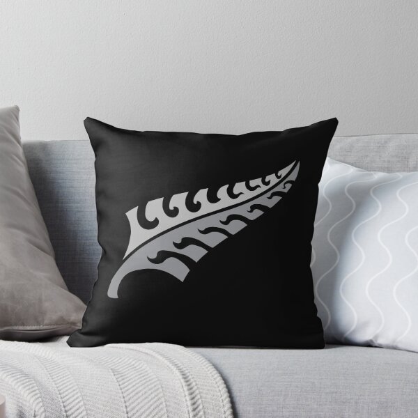 Item preview, Jagged irregular trendy Silver fern New Zealand symbol designed and sold by jazzydevil.
