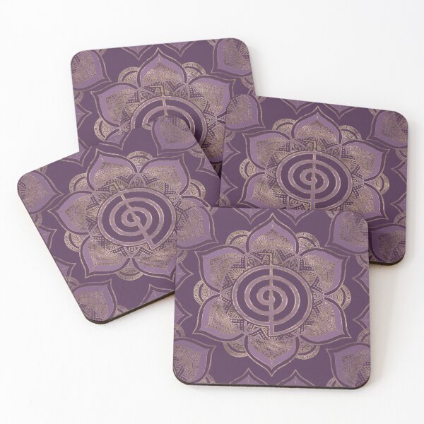 Item preview, Reiki Cho Ku Rei - pastel and gold designed and sold by Nartissima.