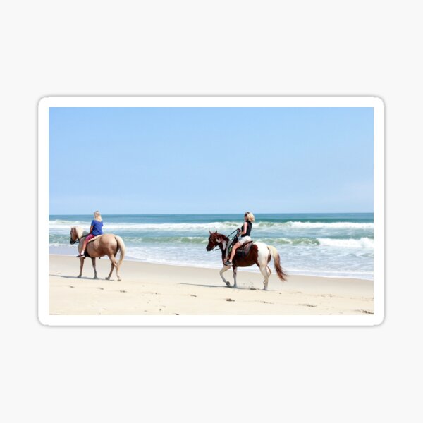 two riders Sticker