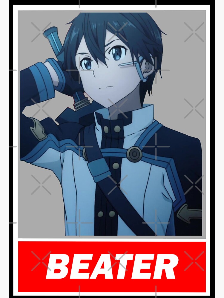 "Kirito Beater" Sticker by Joisir Redbubble