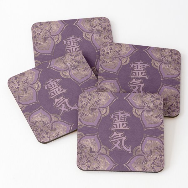 Item preview, Reiki Symbols - pastel purple and gold designed and sold by Nartissima.