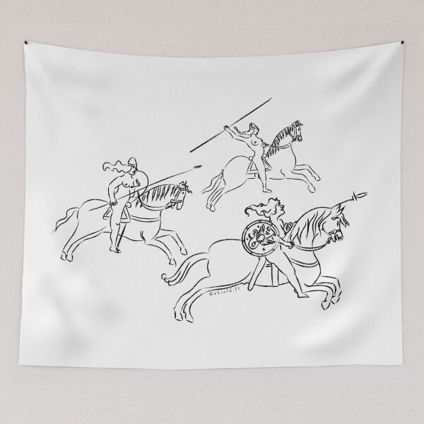 Aperçu de l'œuvre La chevauchée des Valkyries - la chasse sauvage créée et vendue par Skiold.