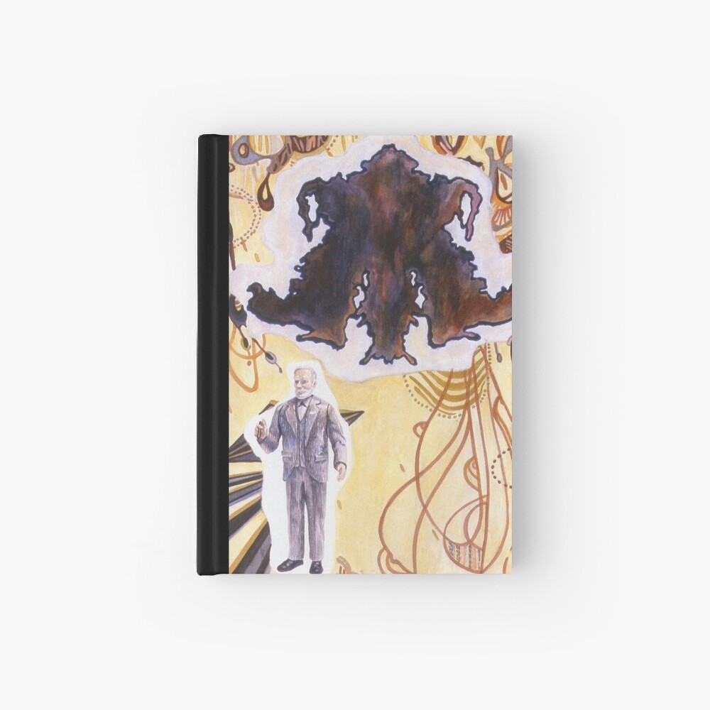 "Father Issues (Sigmund Freud)" Hardcover Journal by karlfrey Redbubble