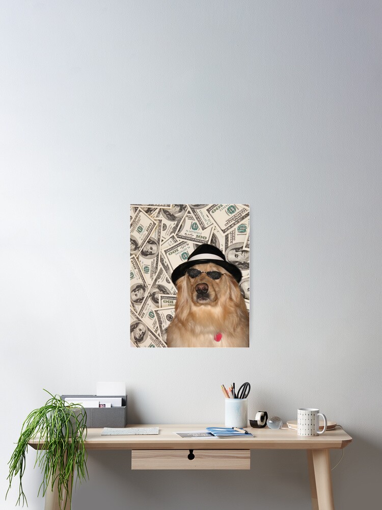 Thumbnail 2 of 3, Poster, Rich Dog, Doggo #3 designed and sold by Elisecv.