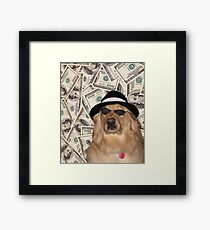Rich Dog, Doggo # 3 Gerahmtes Wandbild