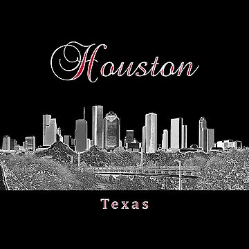 Houston Socks Houston Texas Skyline Socks Pro Basketball Team 