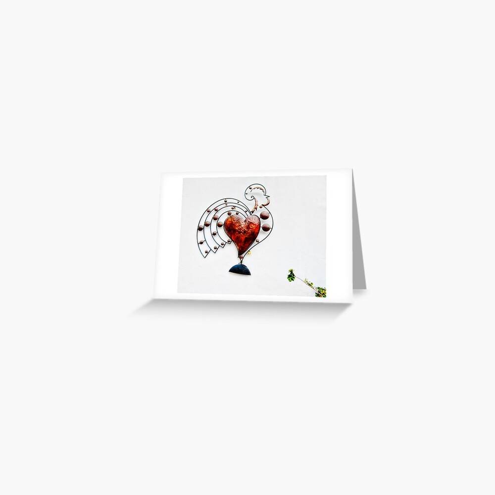 Chicken Heart Greeting Card