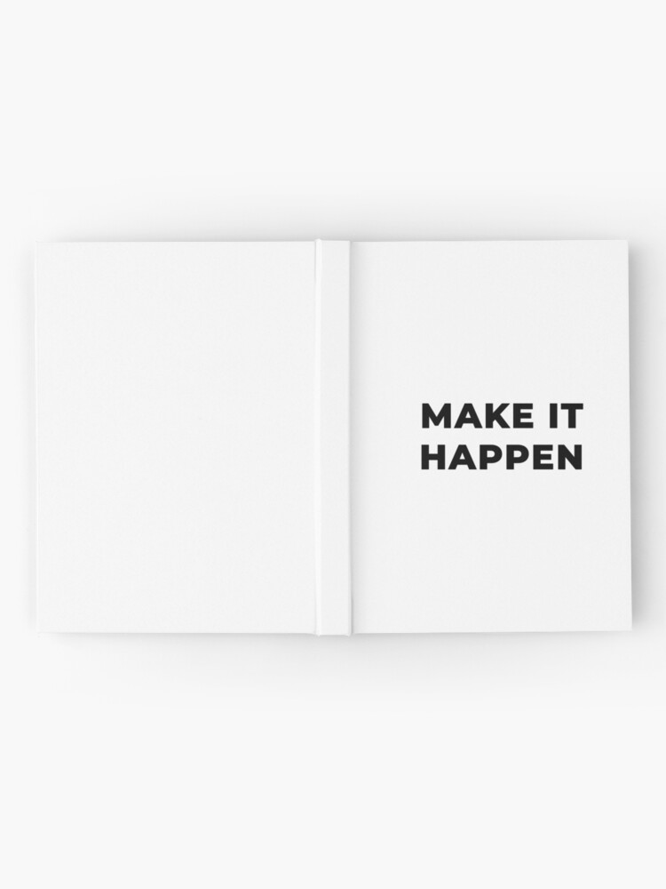 Alternate view of Make It Happen (Inverted) Hardcover Journal