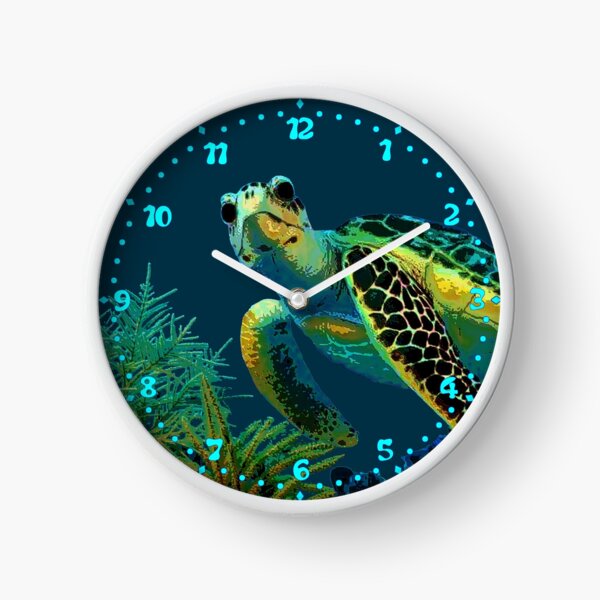 Green Sea Turtle Clock