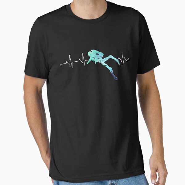 Item preview, Scuba Diving Heart Beat - Best Gift for Diver designed and sold by Captain Mood.