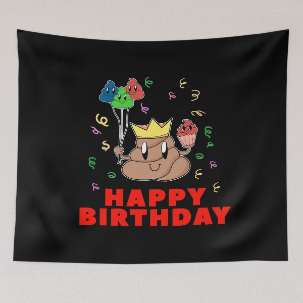 Item preview, Happy Birthday Poop designed and sold by René Gudenrath.