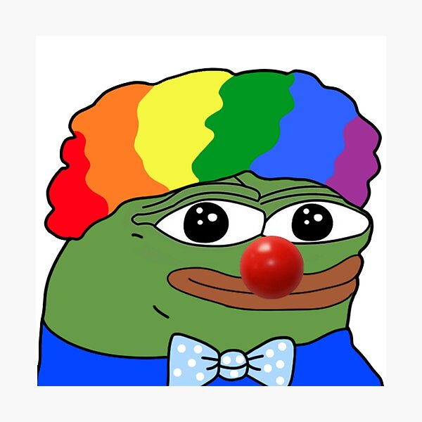 Honkler Pepe Fotodruck