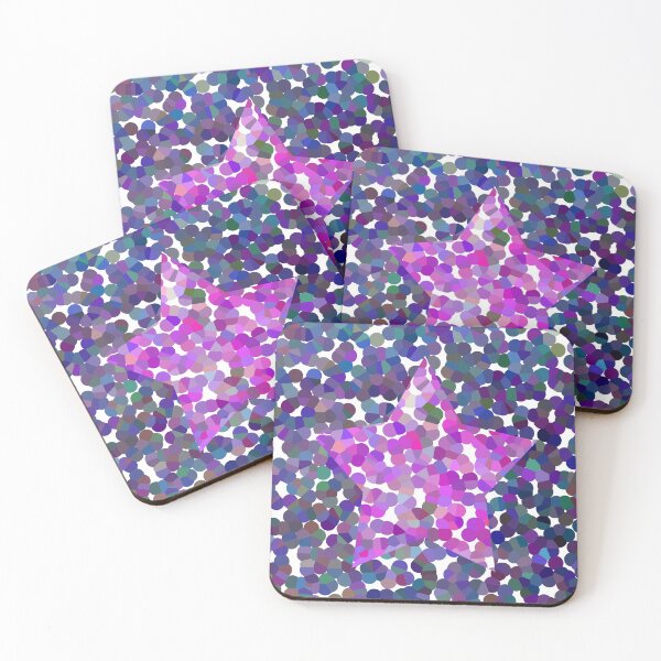 Item preview, I am dotty about this Pink Star on Blue designed and sold by ellenhenry.