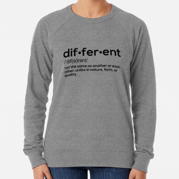 Different Definition Hoodies Sweatshirts for Sale Redbubble
