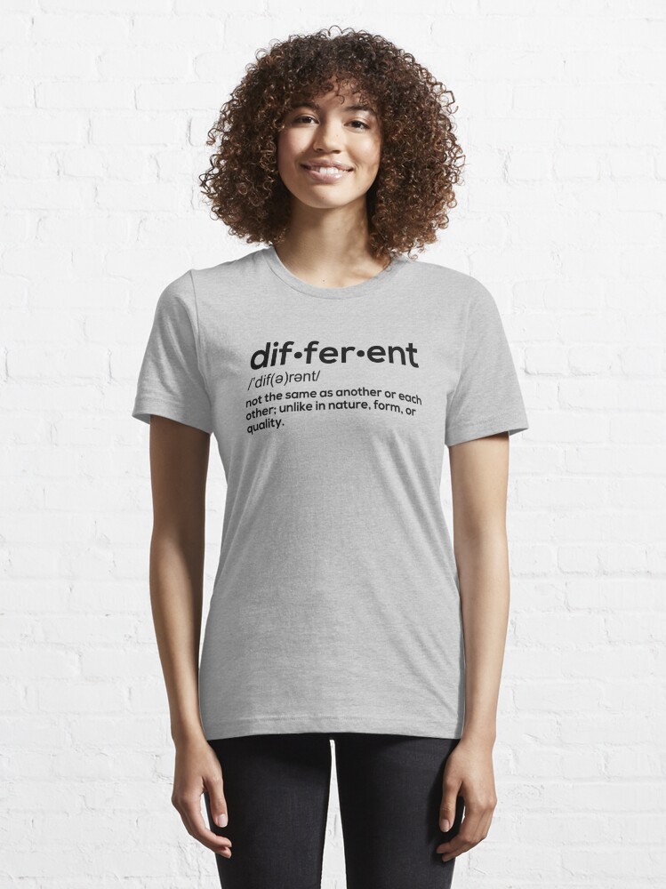 T shirt clearance different