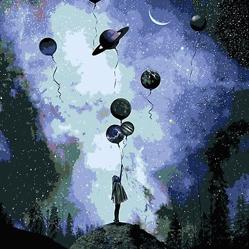 Imagen de la obra El universo en globos de FotoLibreStudio