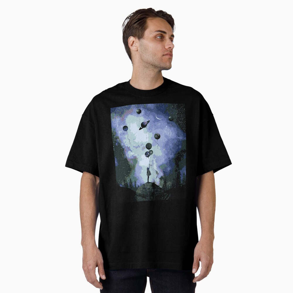 Vista previa del artículo con la obra «Camiseta oversize», diseñado y vendido por FotoLibreStudio.
