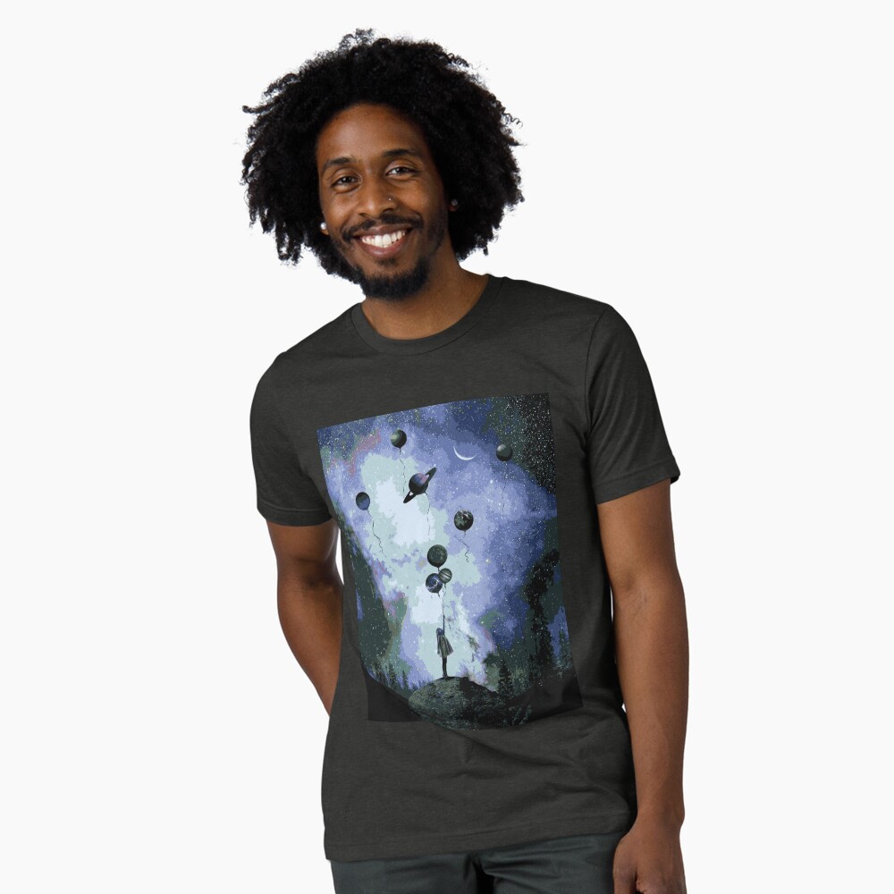 Vista previa del artículo con la obra «Camiseta de tejido mixto», diseñado y vendido por FotoLibreStudio.