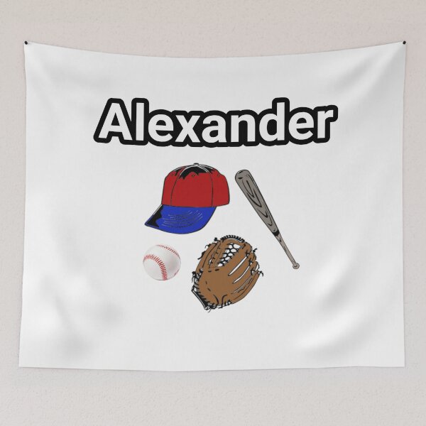 Item preview, Alexander loves baseball  designed and sold by Attiva.