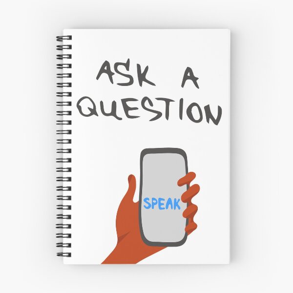Item preview, Hand holding a smartphone, ask a question smart device.  designed and sold by NataPrando.
