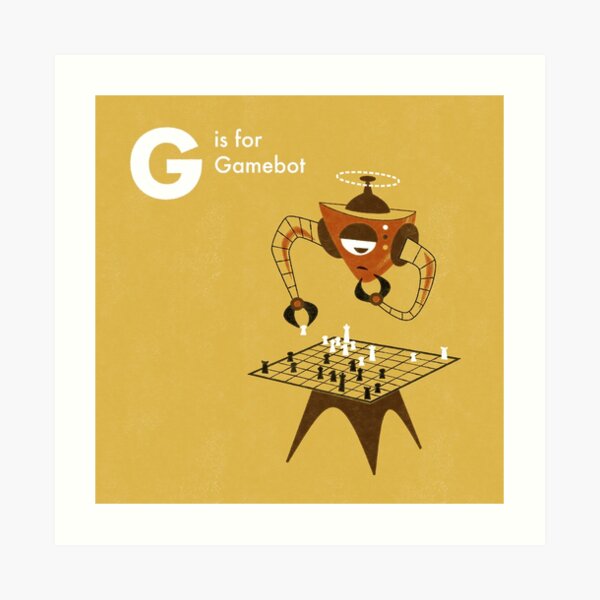 G is for Gamebot Art Print