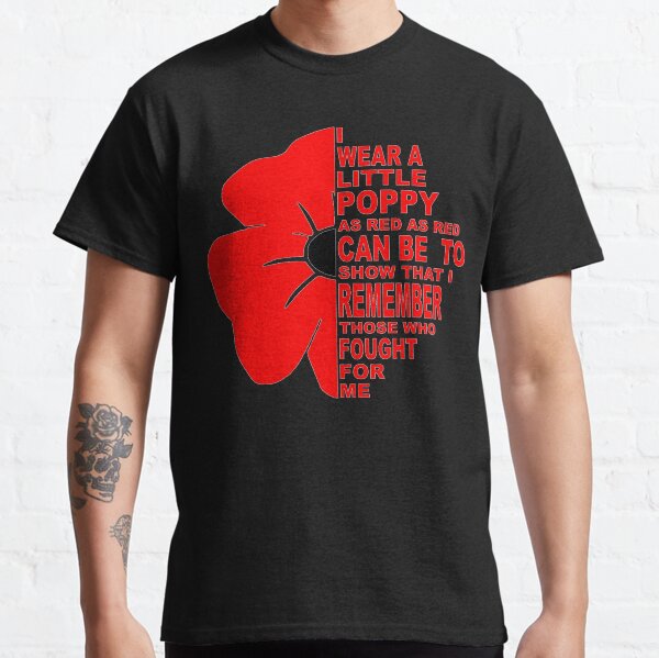 Item preview, Poppy Remembrance Poem designed and sold by CoolYule.