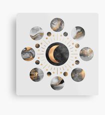 Moons Metal Print