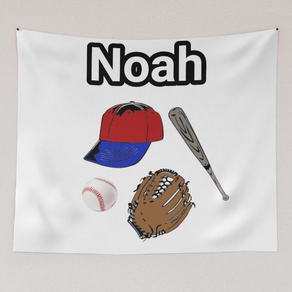 Item preview, Noah loves baseball  designed and sold by Attiva.