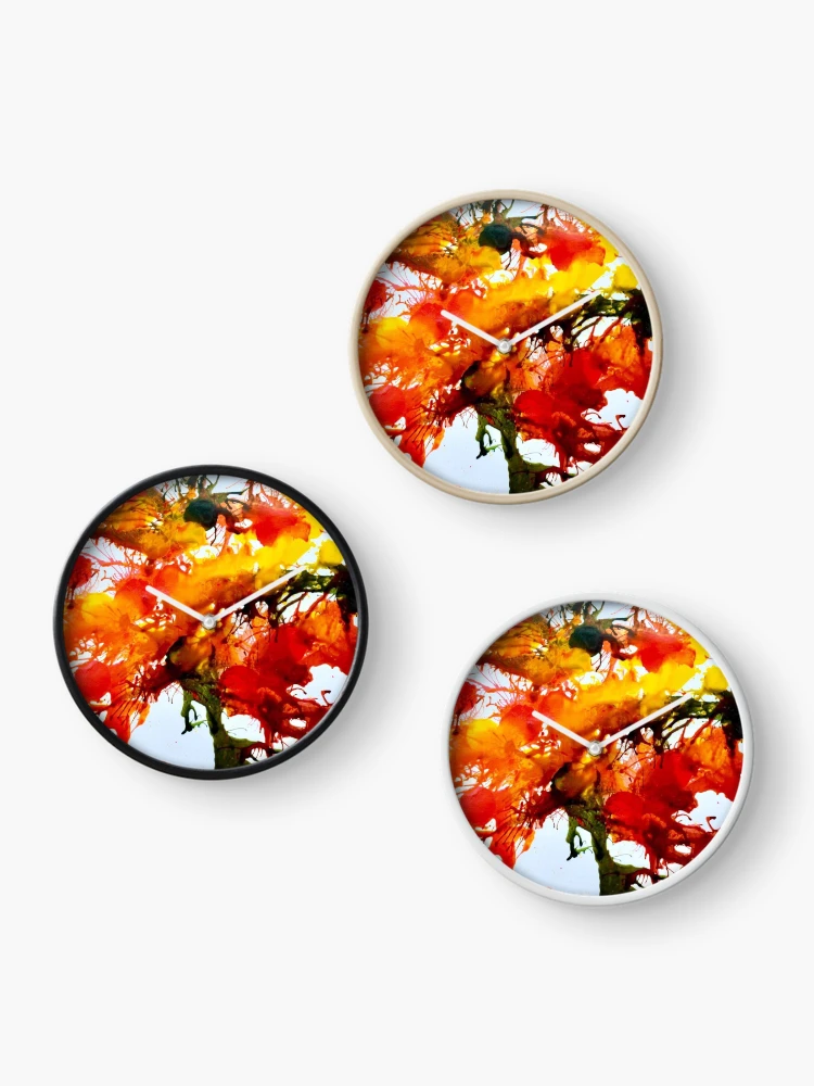 Thumbnail 3 of 4, Clock, Splash designed and sold by UnikCreations.