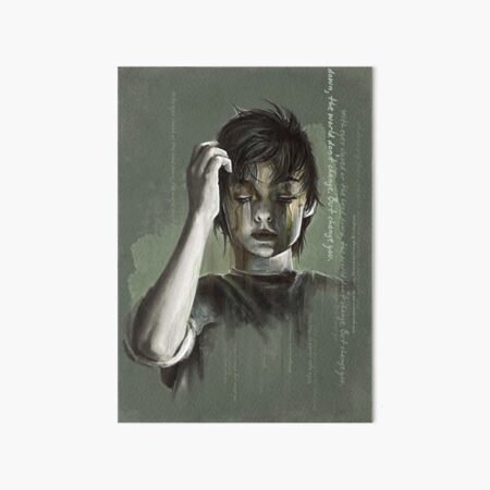 The world don't change Art Board Print
