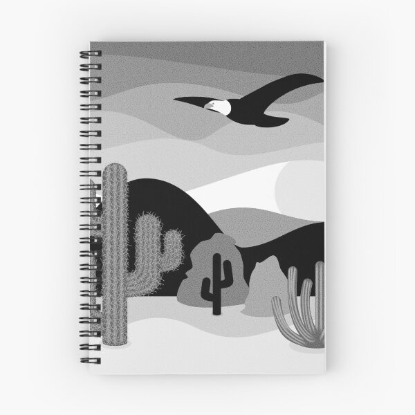Item preview, Desert Sunset in Black and White designed and sold by Elsy's Art.