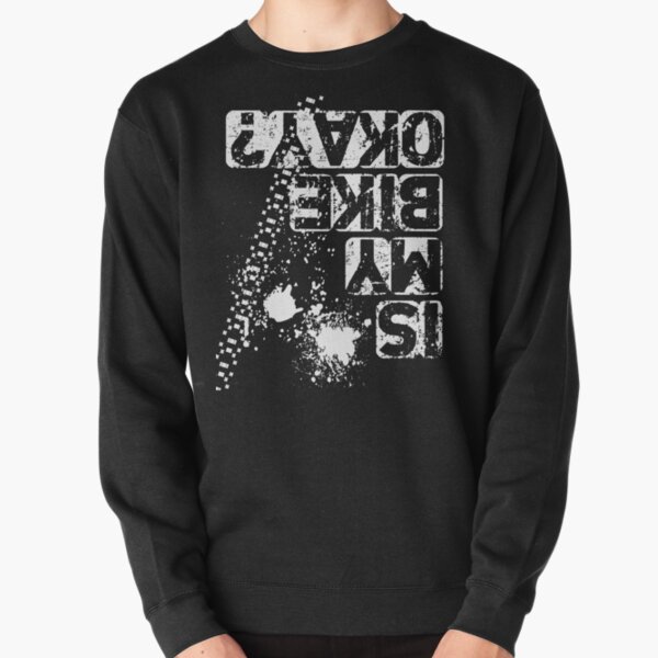 Is My Bike OK? - White design Pullover Sweatshirt